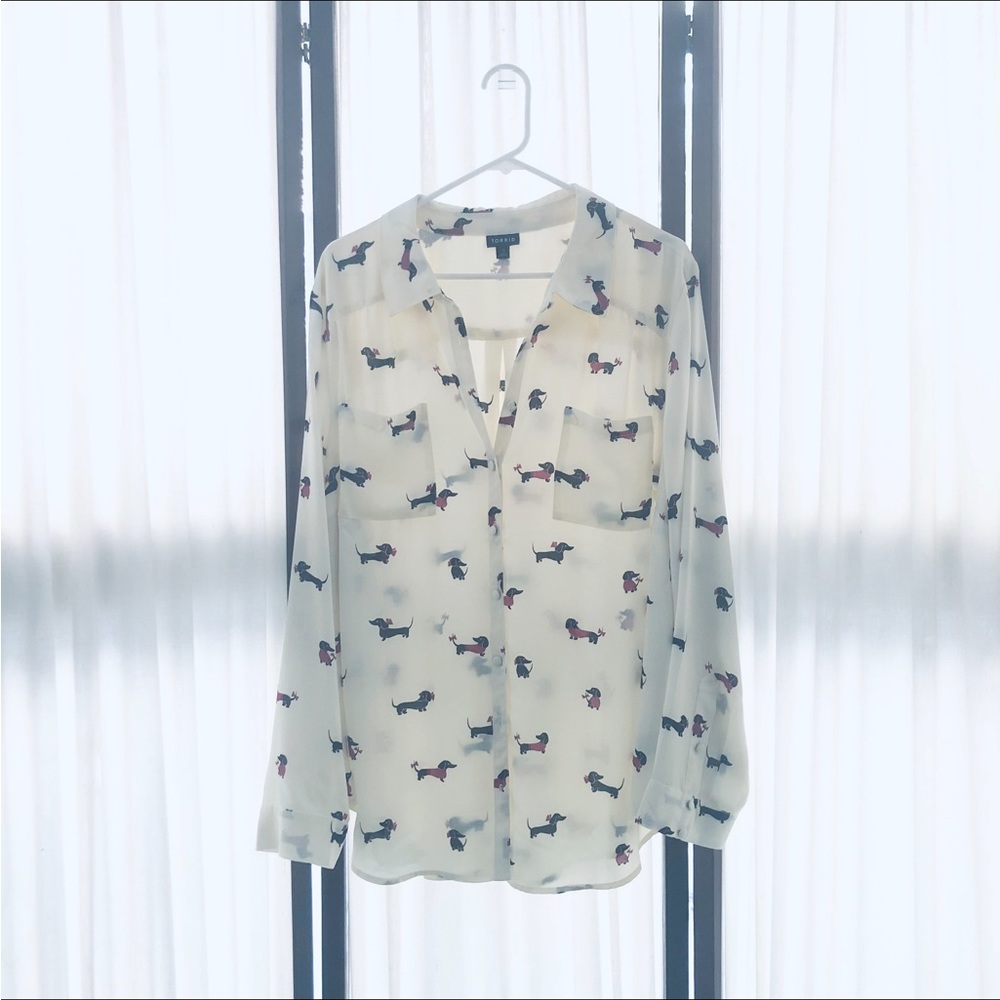 Torrid Daschund Weiner Dog Blouse